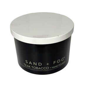 Sand + Fog Teak Tobacco Hand Poured Candle, 12 Oz/341 g